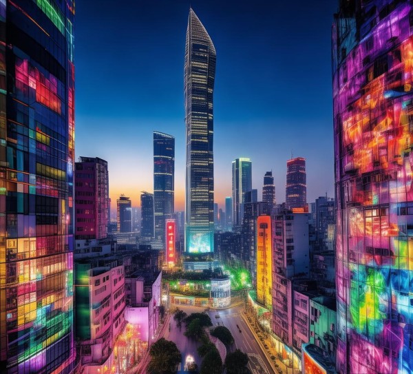深圳 neon effect,视觉与艺术的融合之旅 深圳 neon effect,视觉与艺术的融合之旅